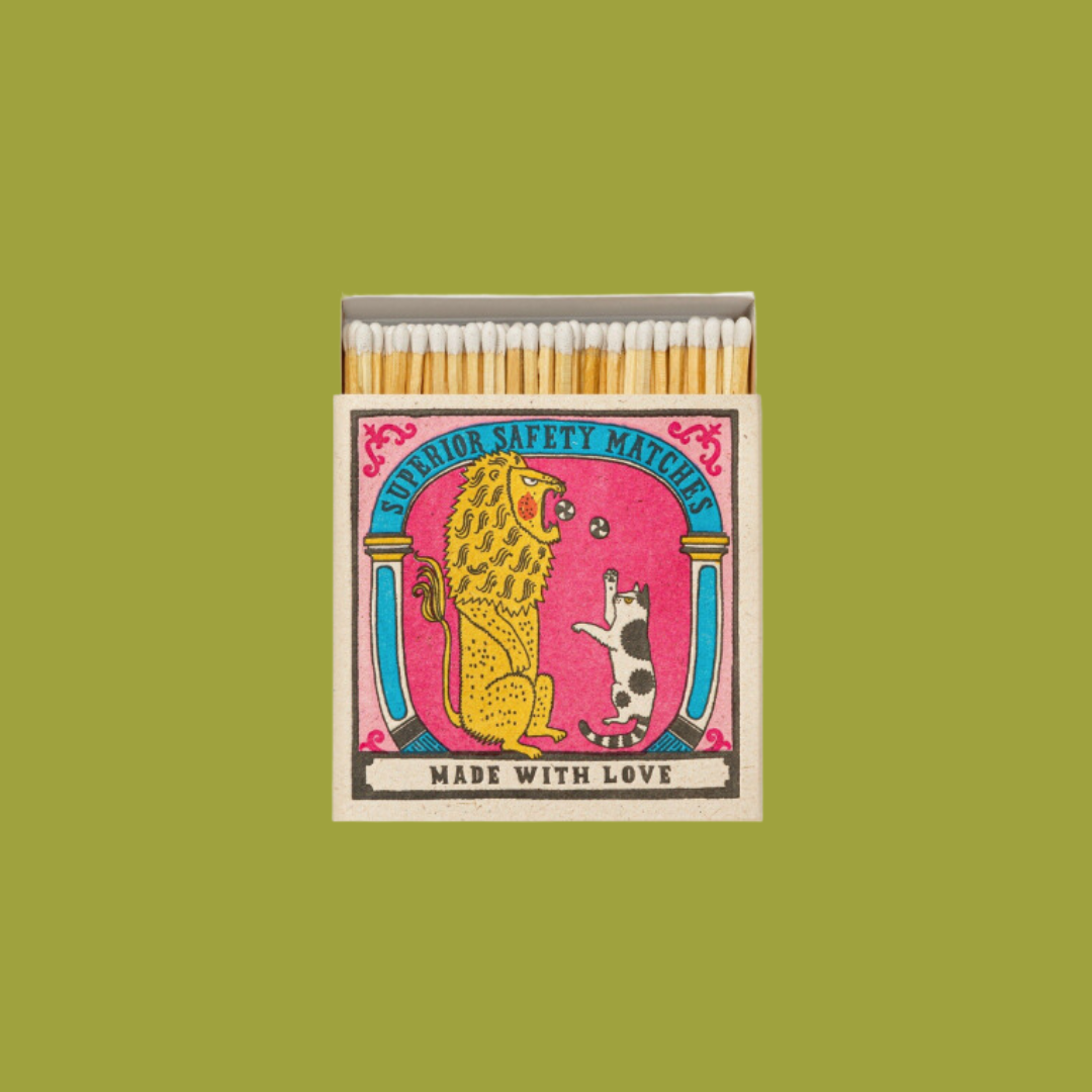 Letterpressed Matchbox - Animals