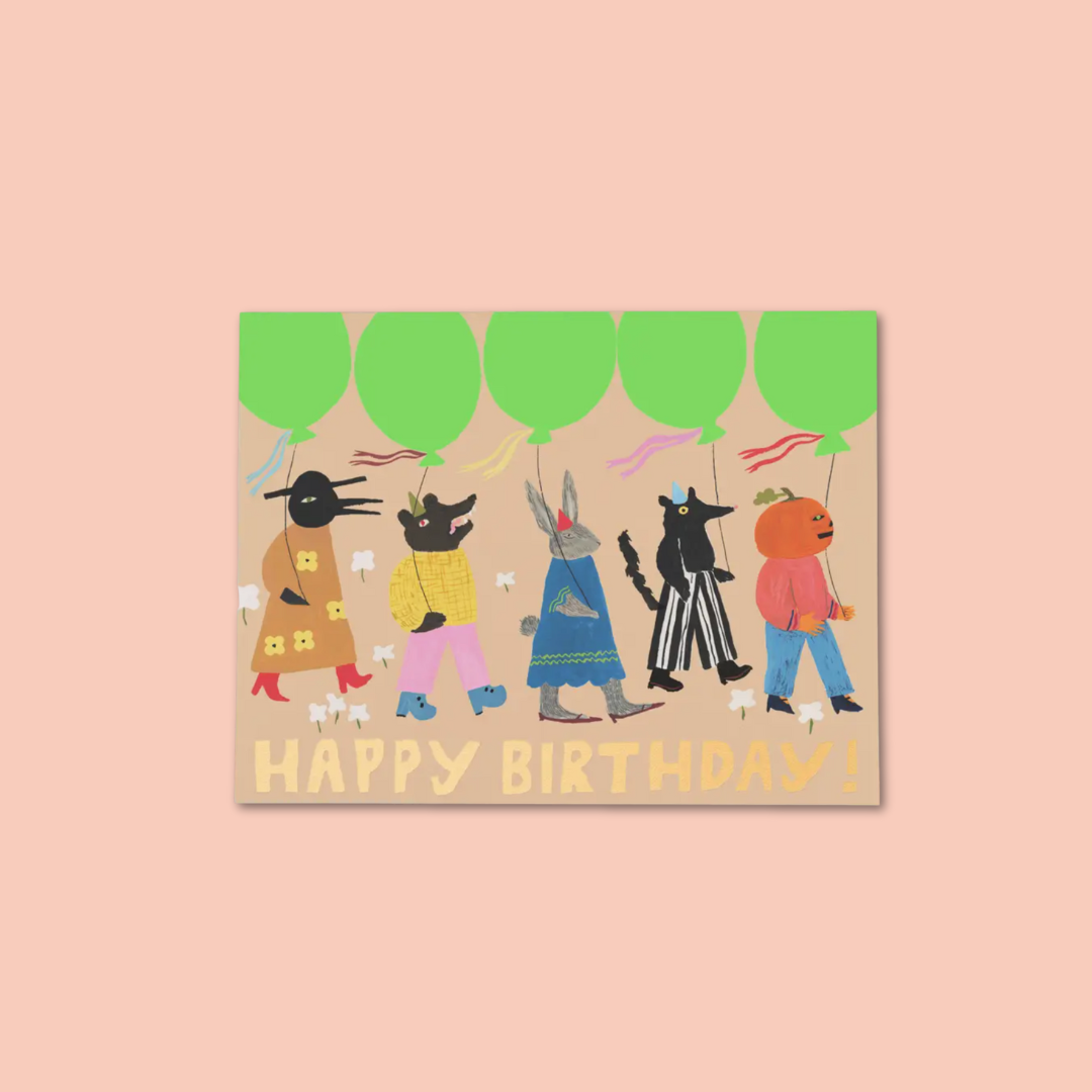 Red Cap Greeting Card