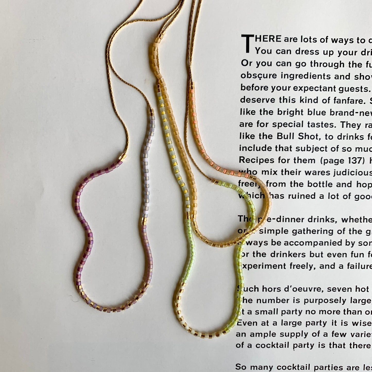 Gold Bizu Necklace