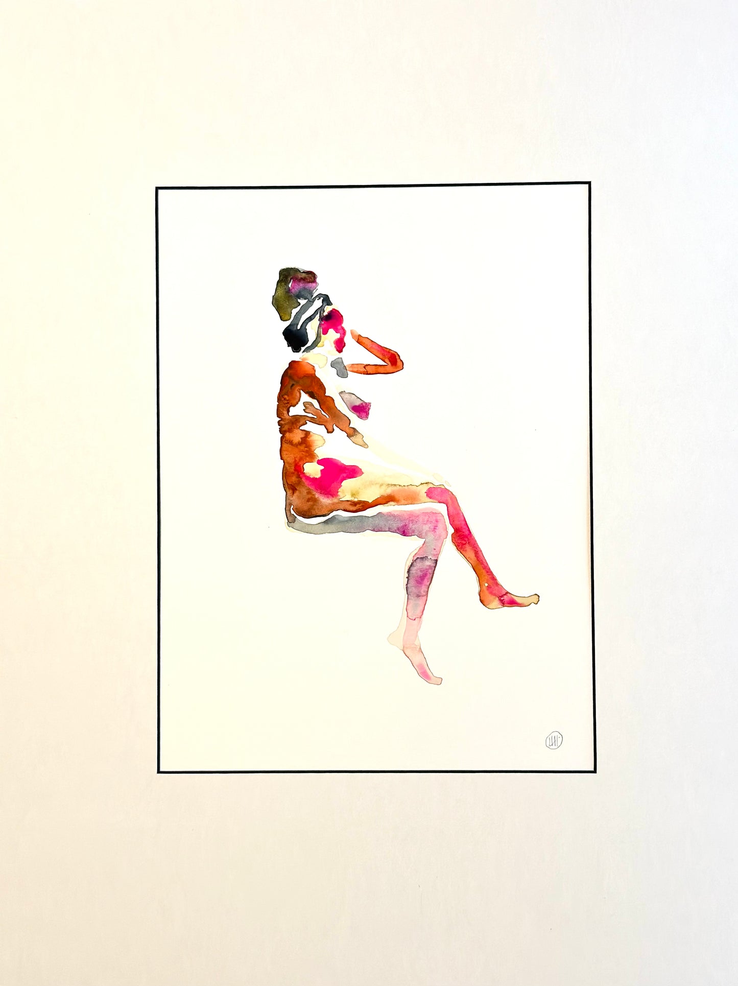 Holly Hawk Original Watercolors - Unframed
