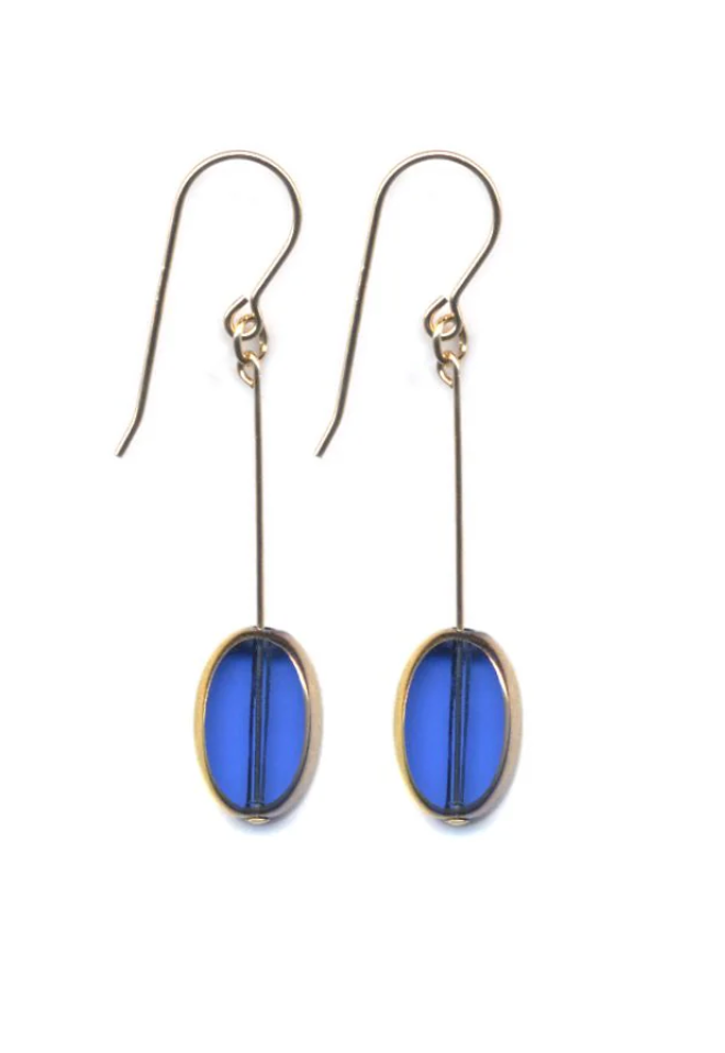 OCEAN Oval Earring