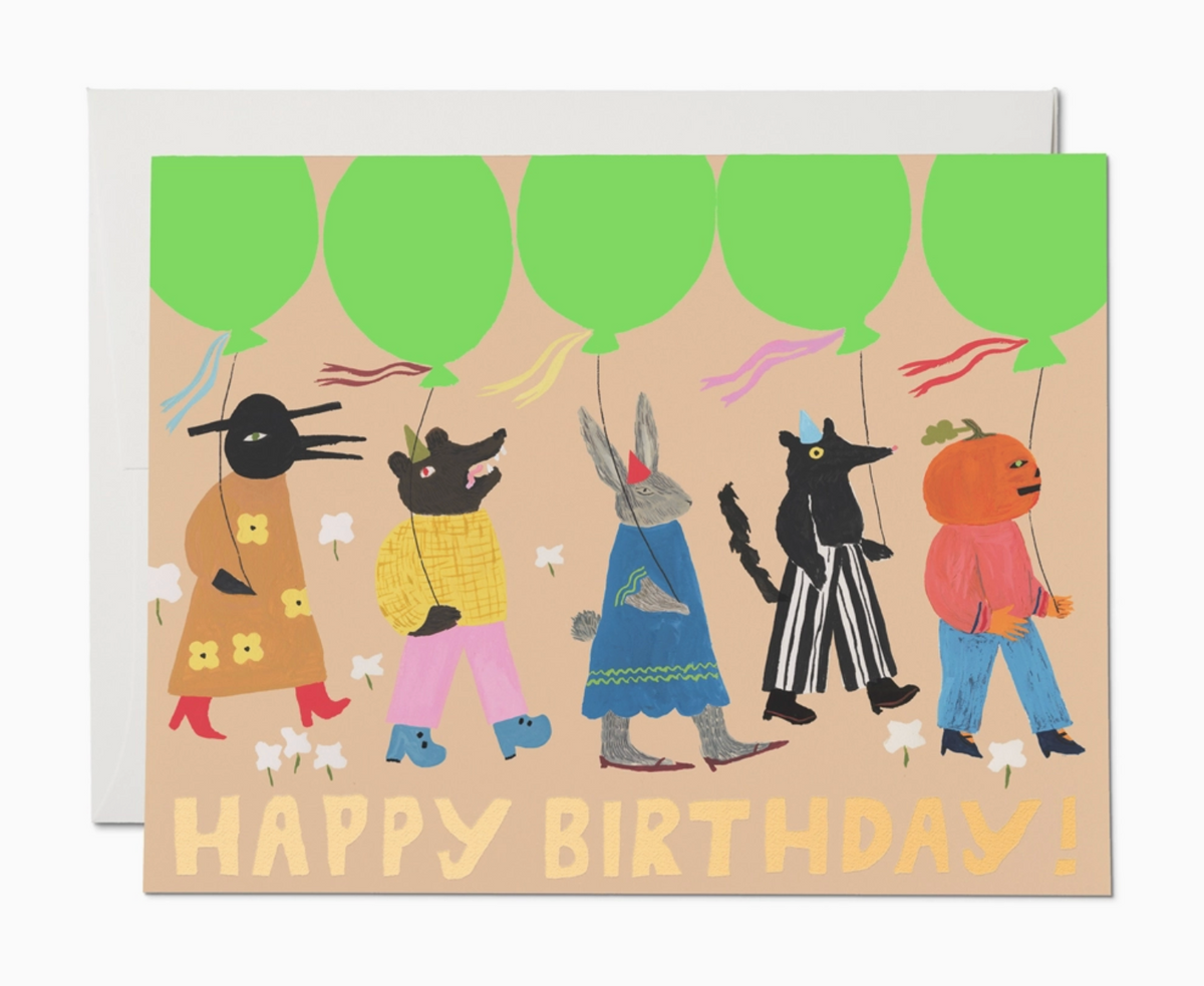 Red Cap Greeting Card