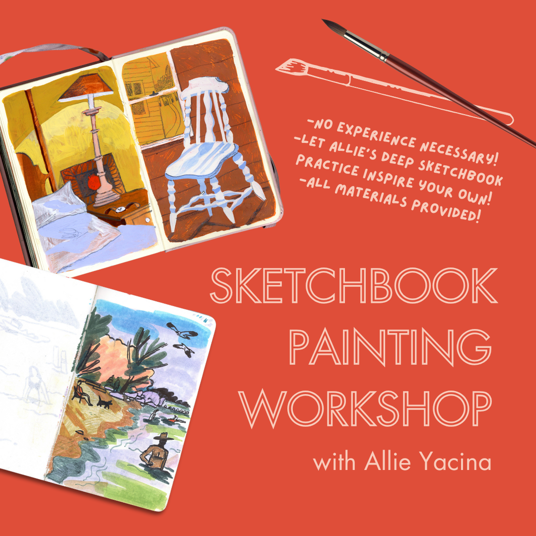 Sketchbook Painting Workshop with Allie Yacina