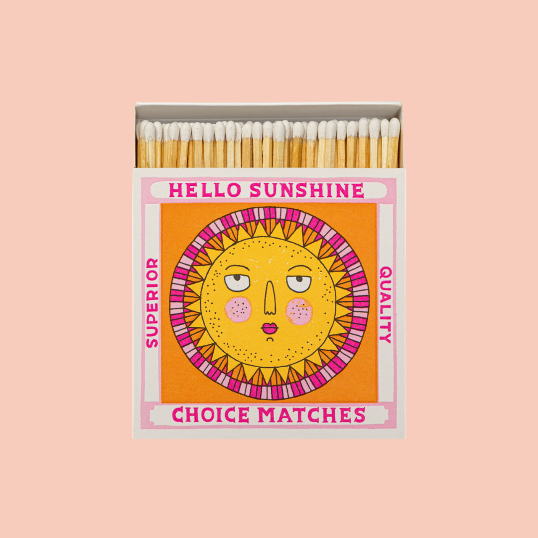Letterpressed Matchbox - Square