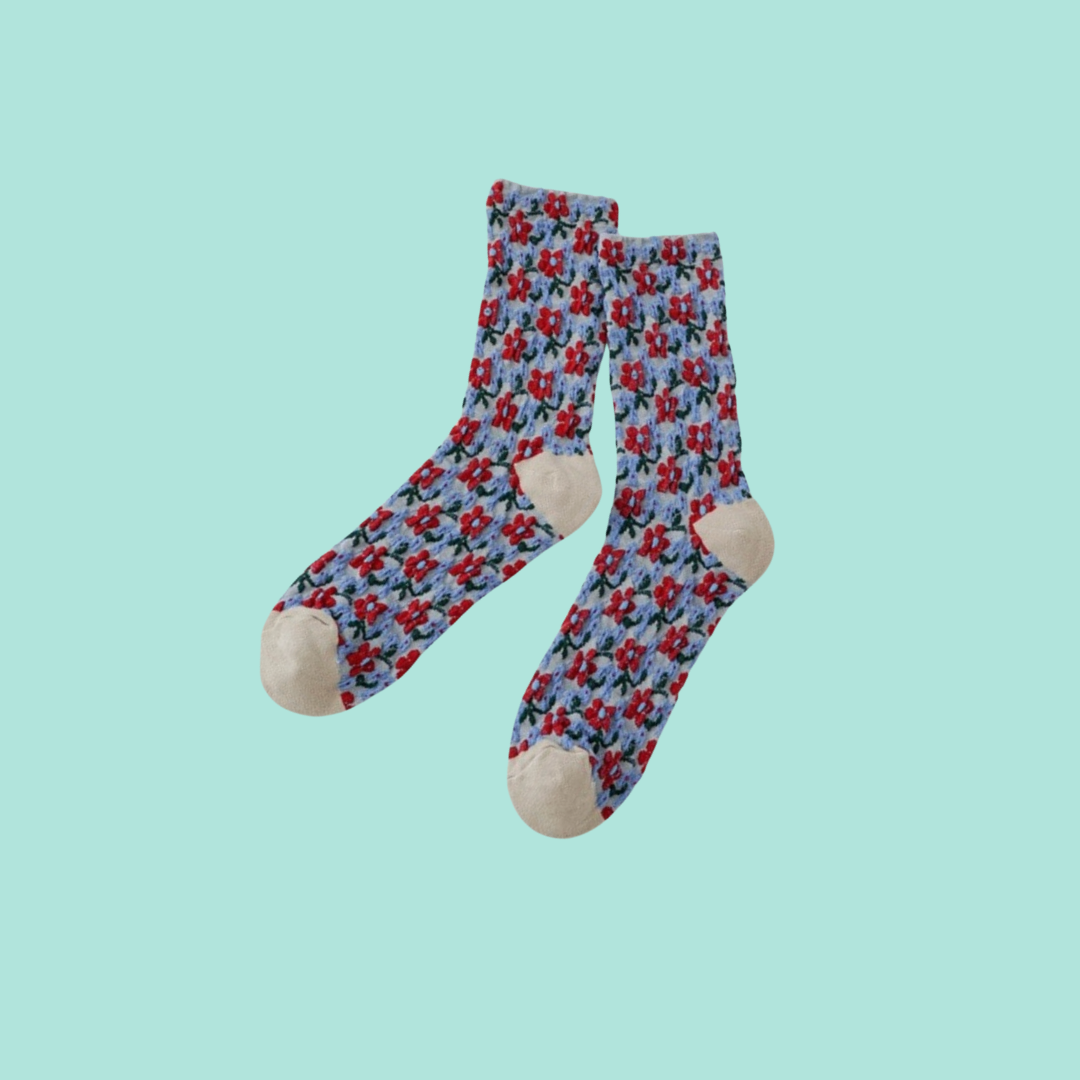 FLORAL SOCKS