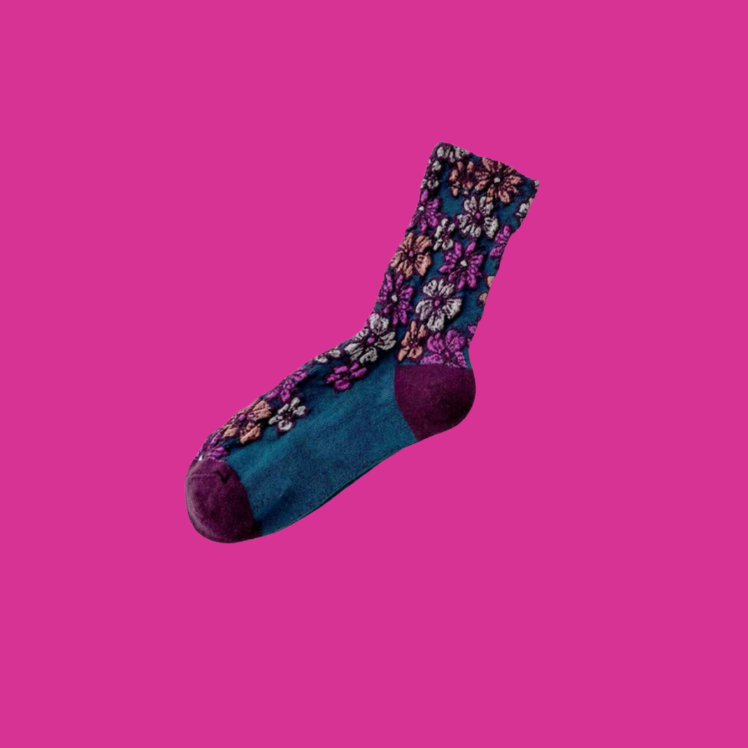 FLORAL SOCKS