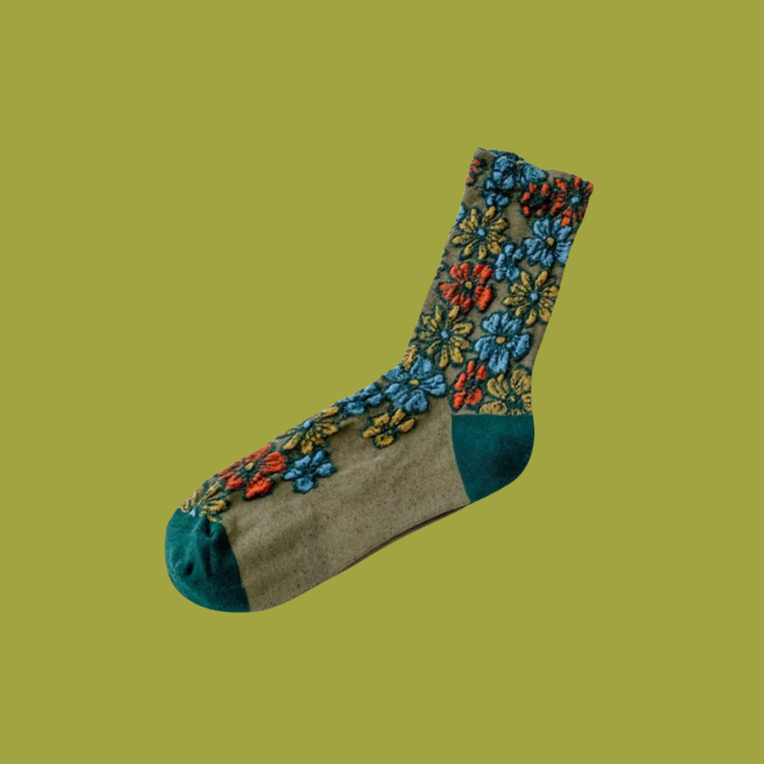 FLORAL SOCKS