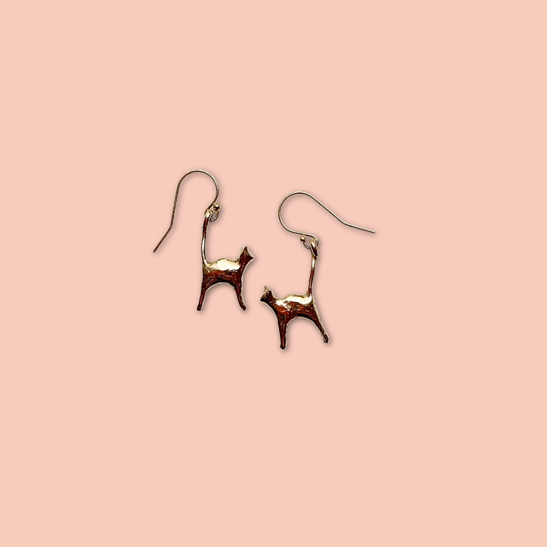 Tiny Cat Earrings