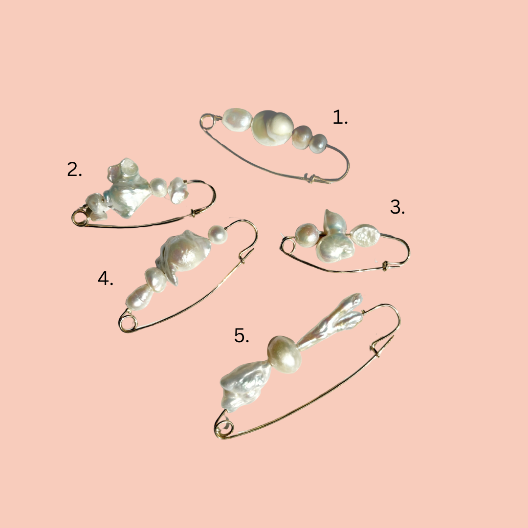 Barouque Pearl Brooch
