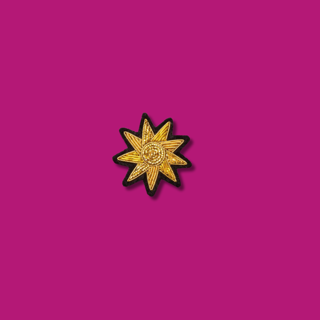Cannetille Embroidery Brooches