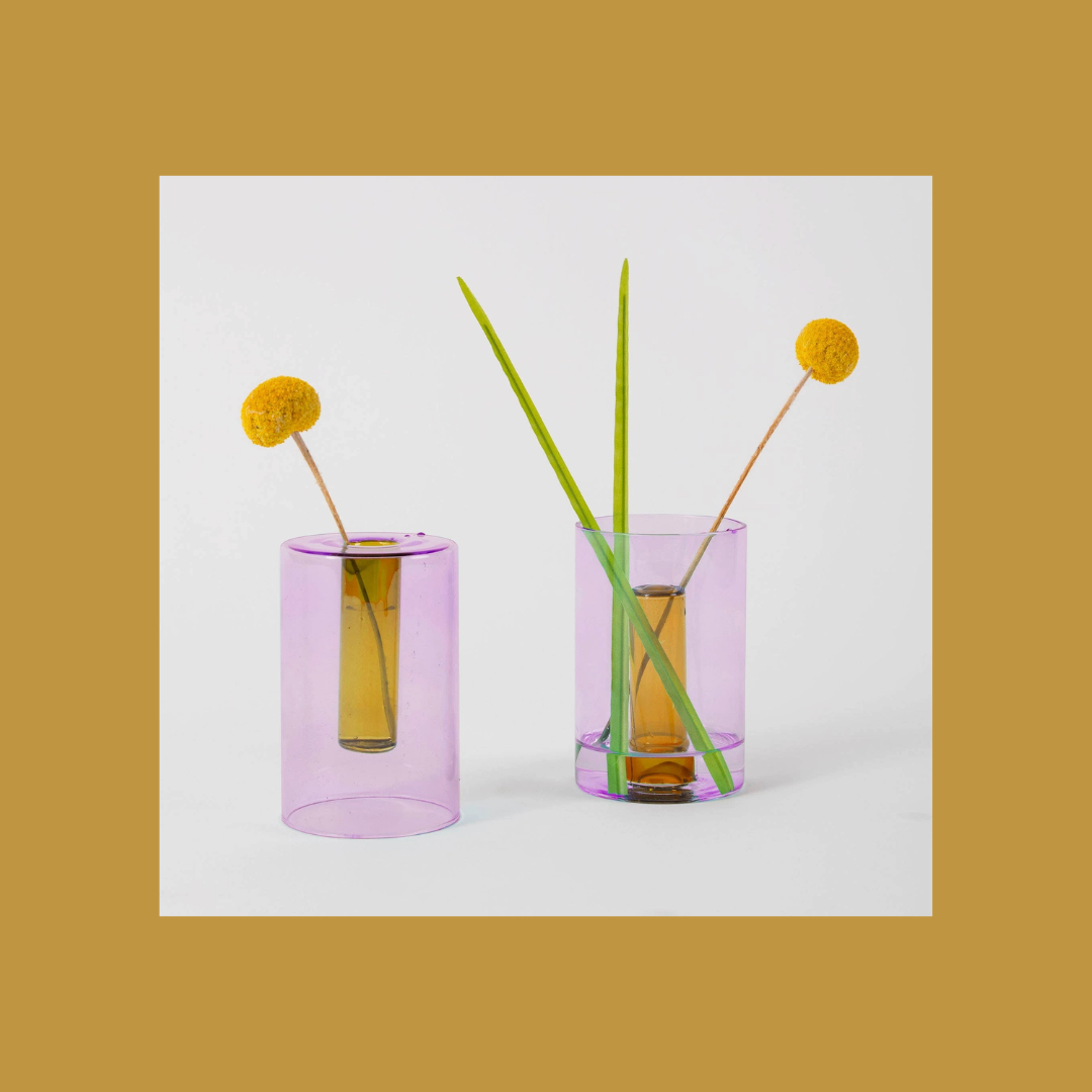 Reversible Glass Vase