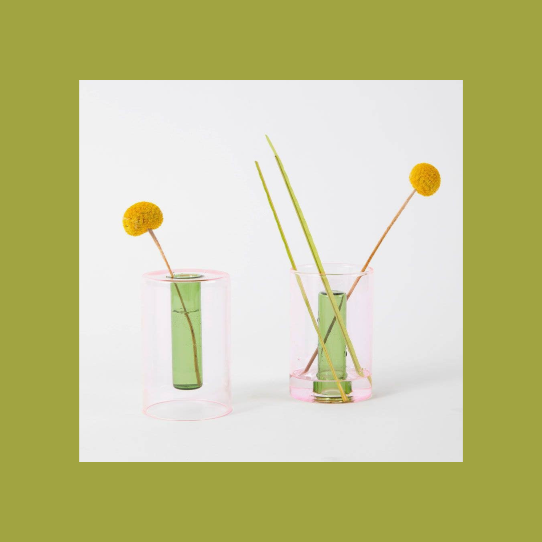 Reversible Glass Vase