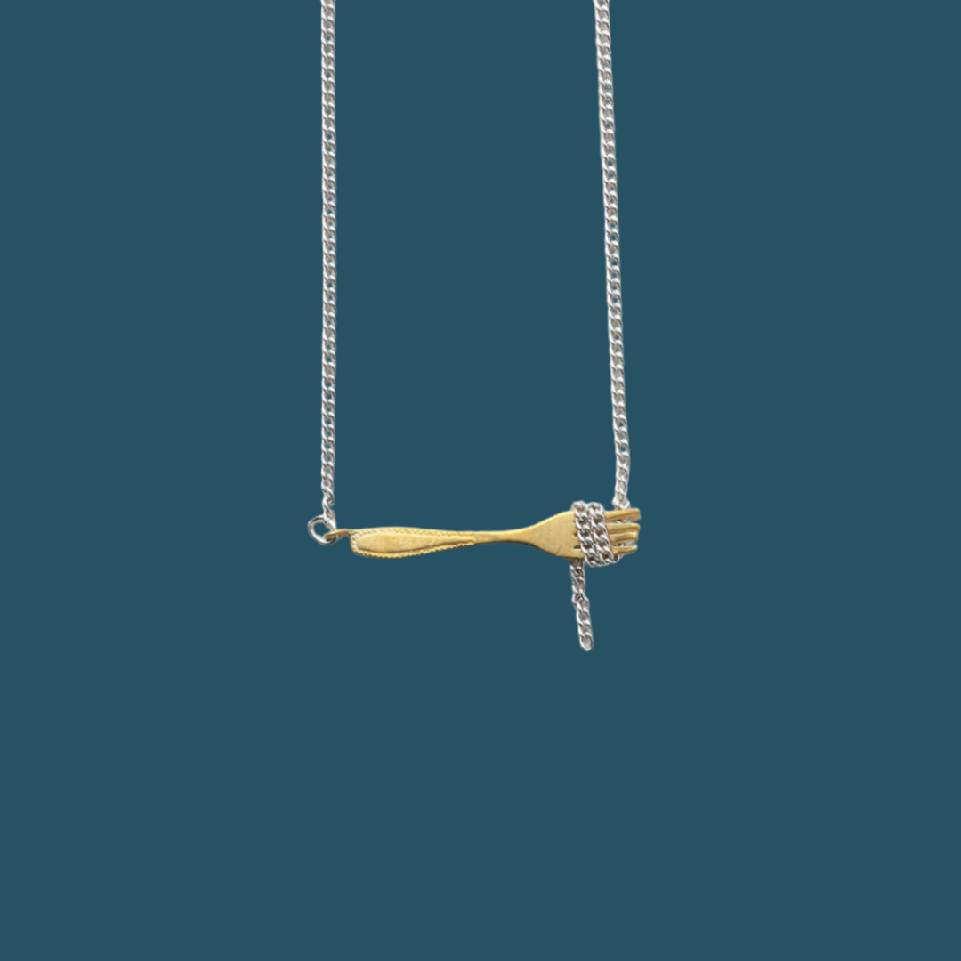 Pasta Fork Necklace