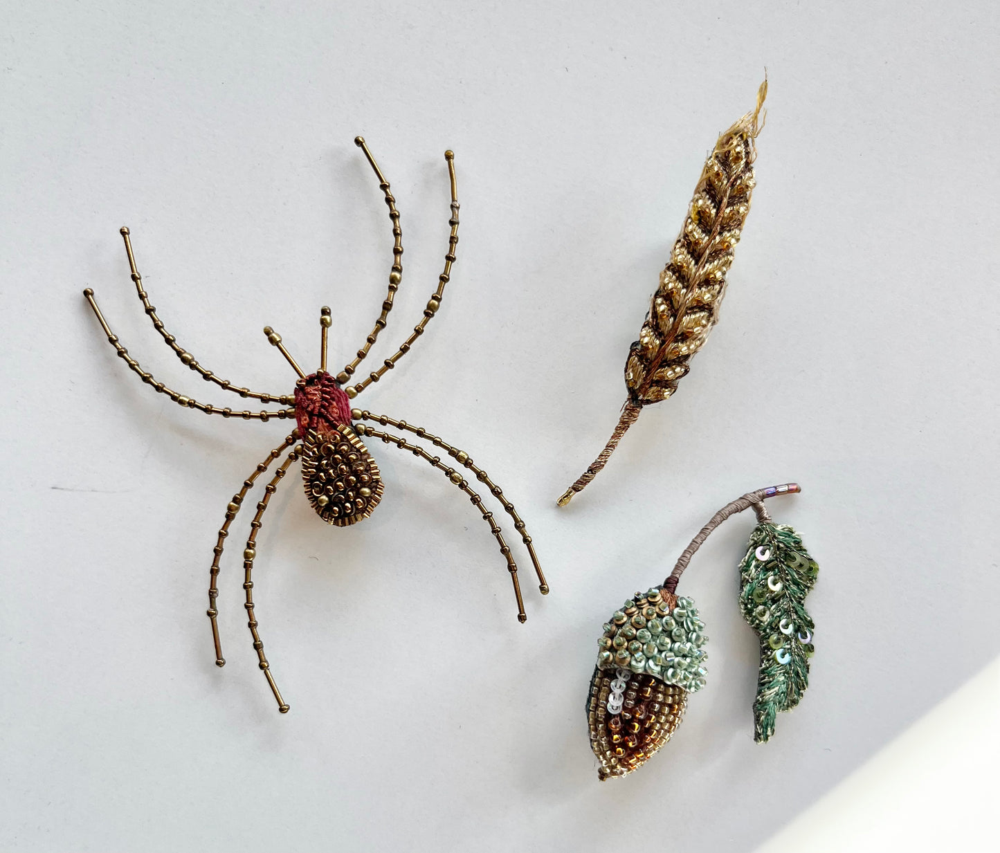 Embroidered Brooches (14 designs)
