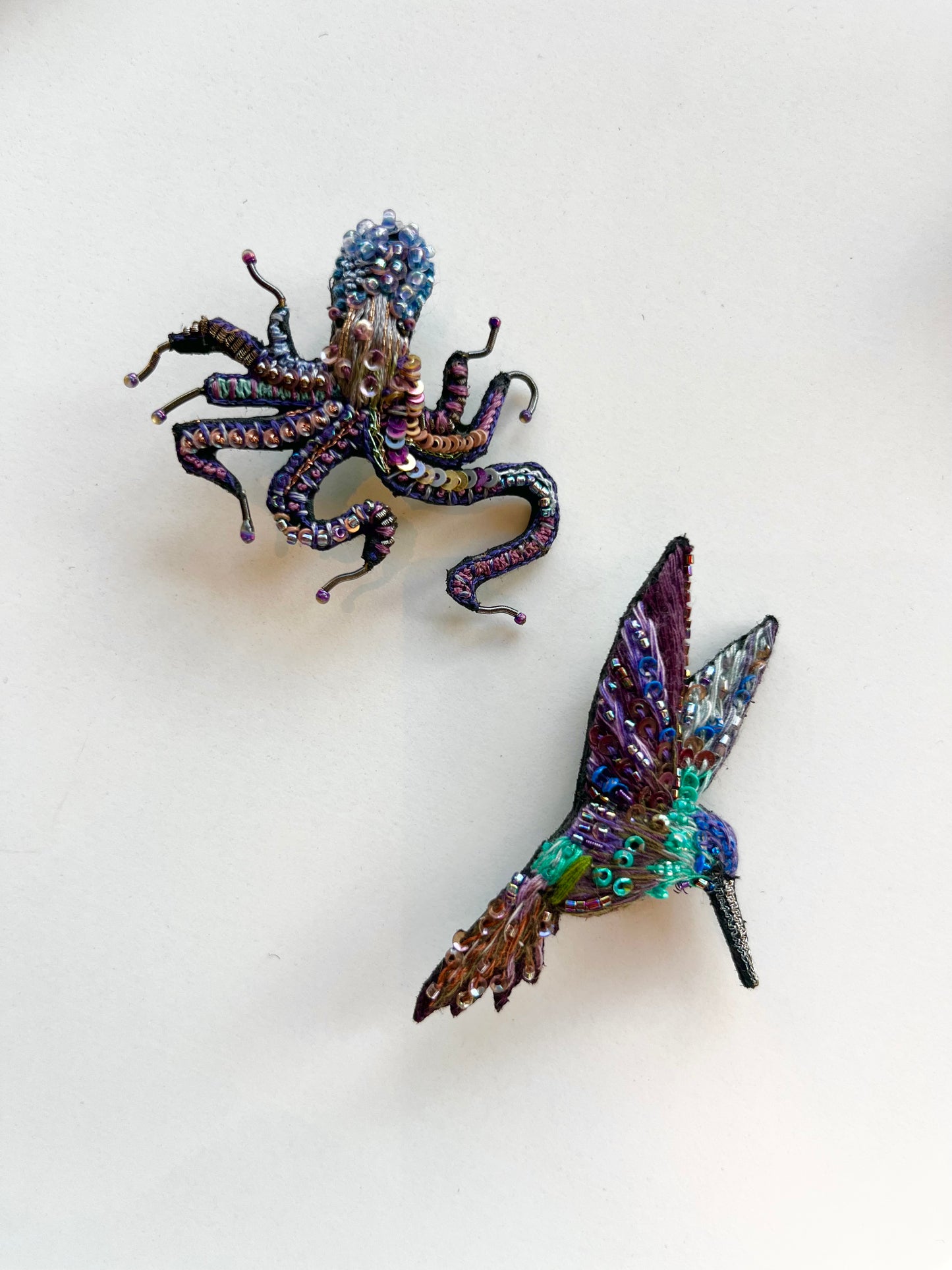 Embroidered Brooches (14 designs)