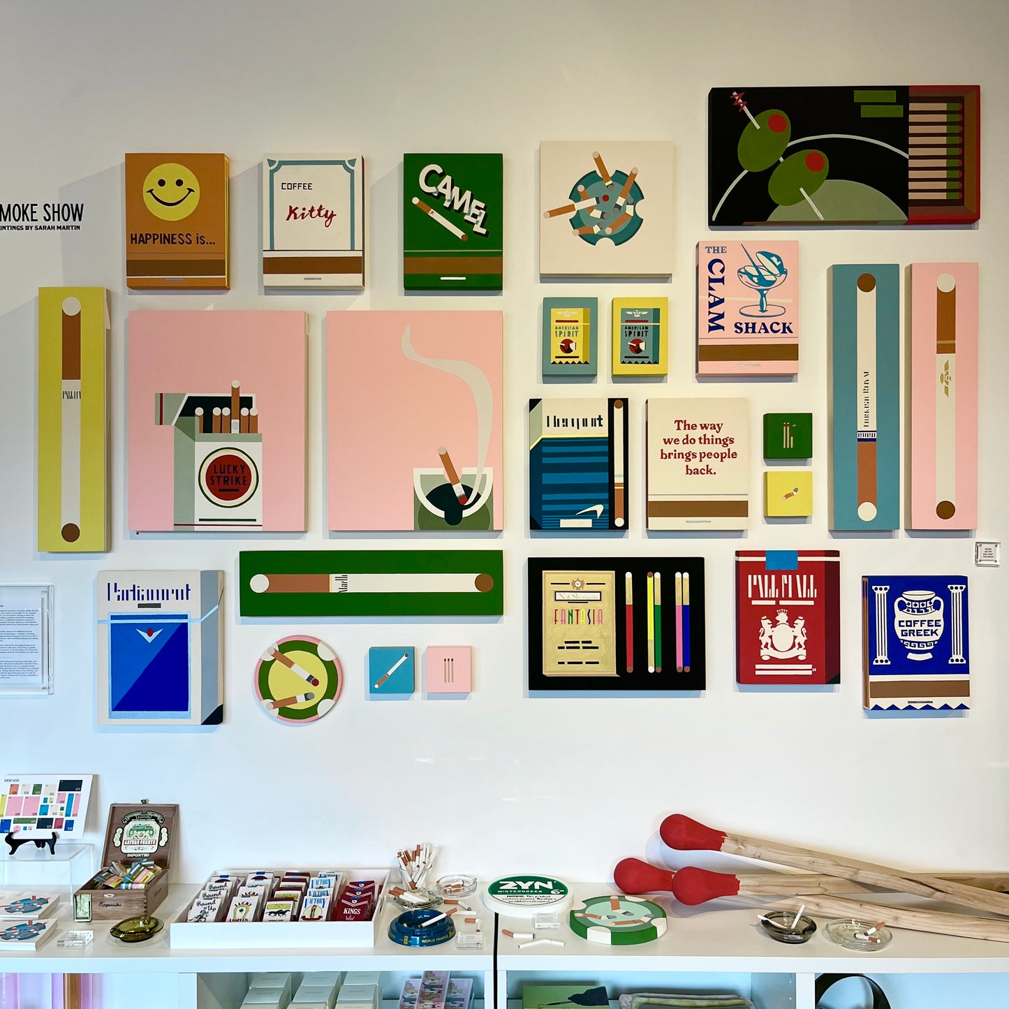 Paintings from SMOKE SHOW