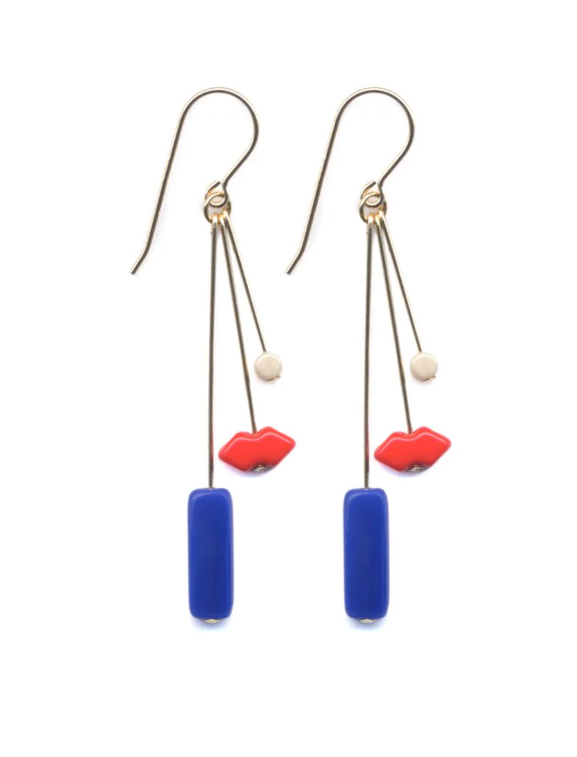 RED LIP Earring