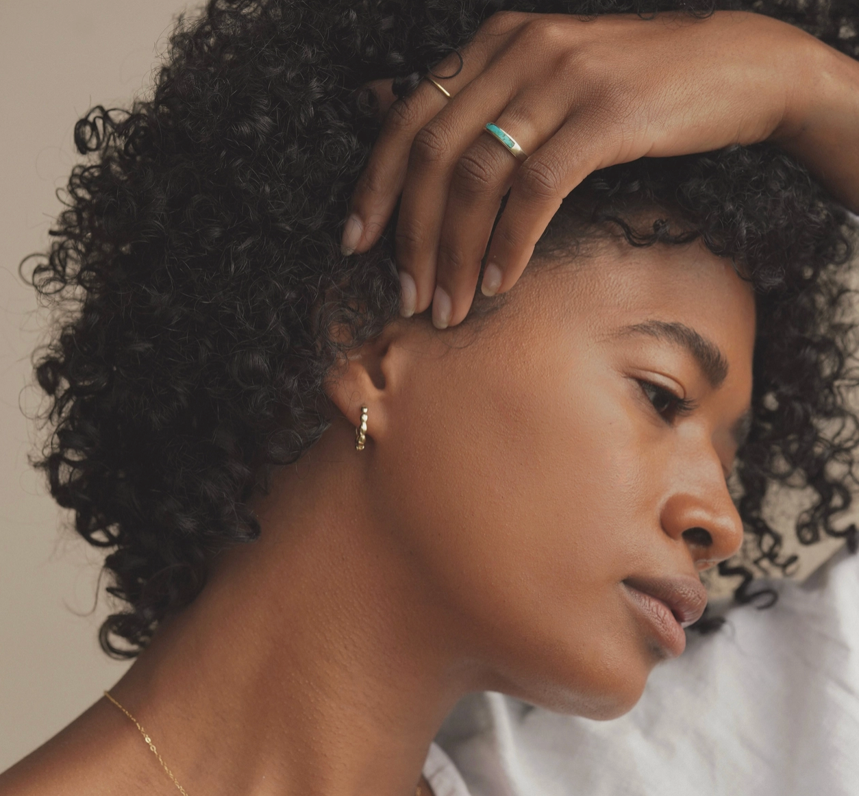 Petal Hoop Earrings