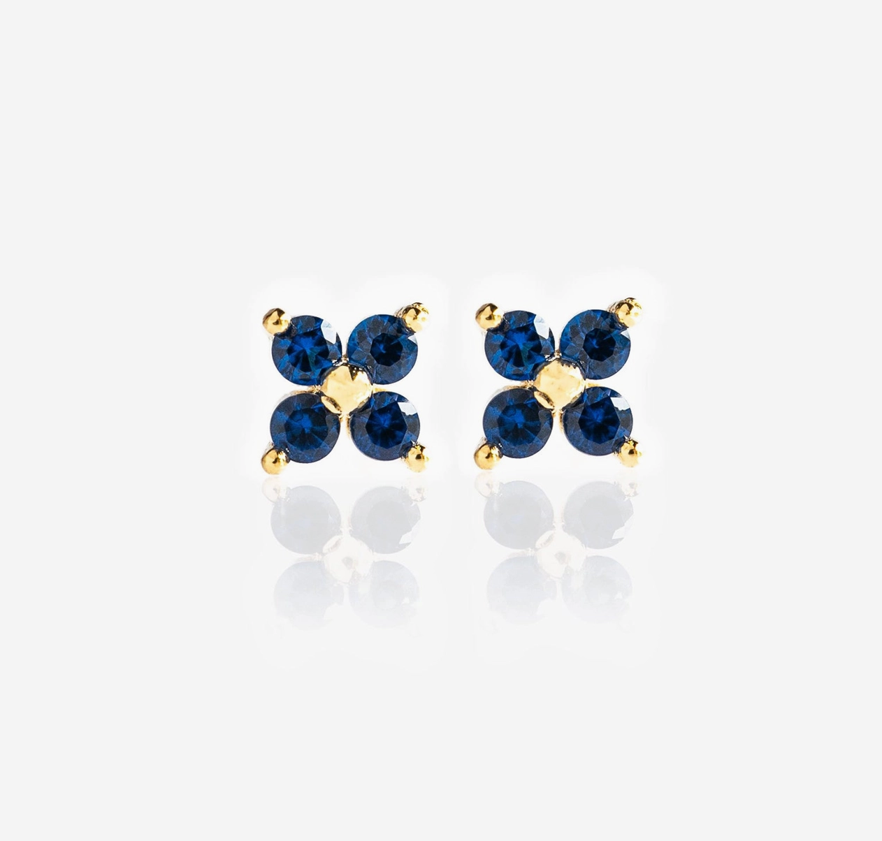 Teeny Tiny Blue Cluster Studs