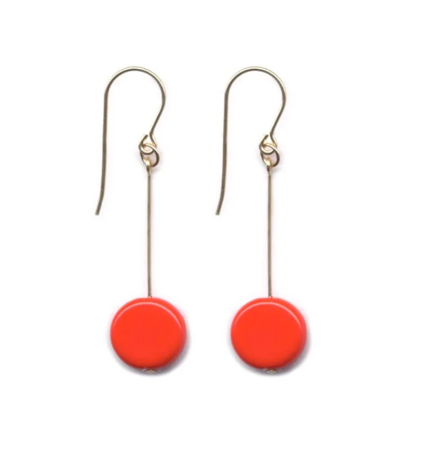 Circle Drop Earring - Various