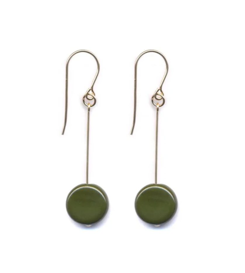 Circle Drop Earring - Various