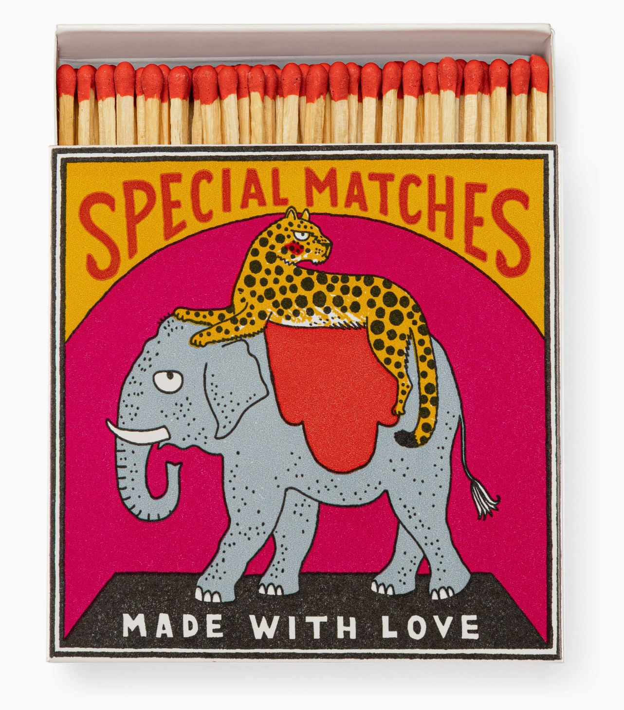 Letterpressed Matchbox - Square