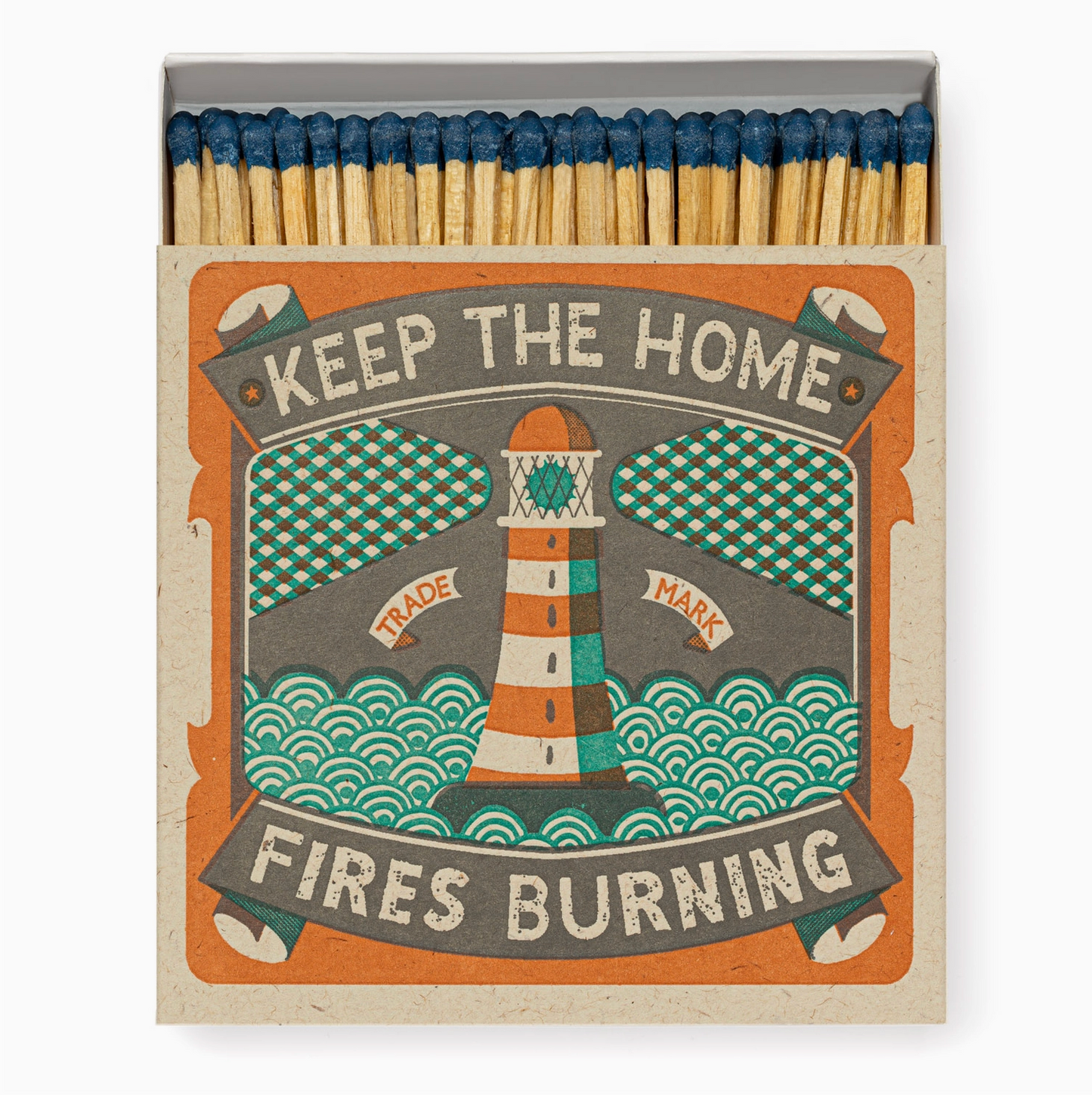 Letterpressed Matchbox - Square