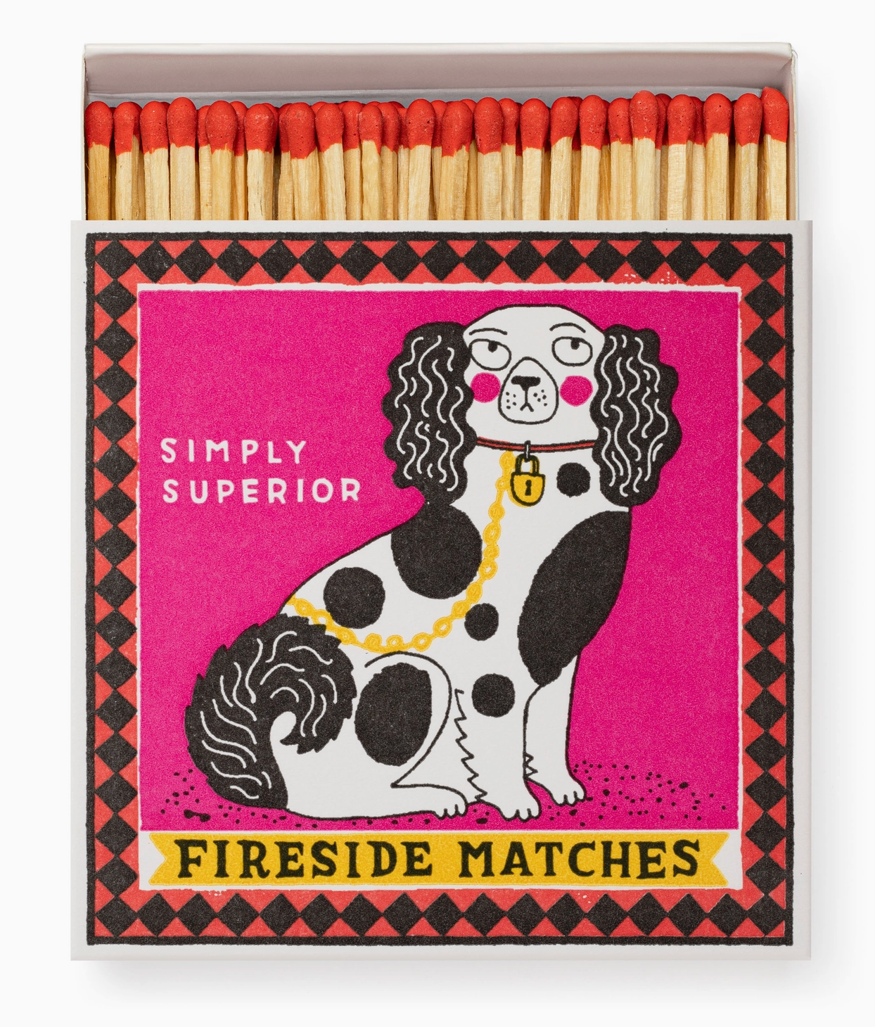 Letterpressed Matchbox - Square