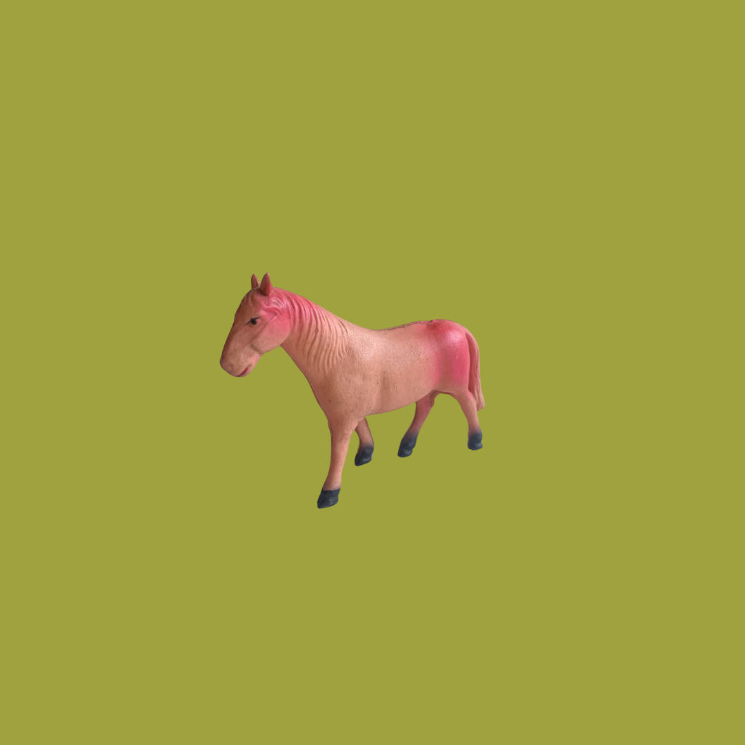 Pink Celluloid Horse