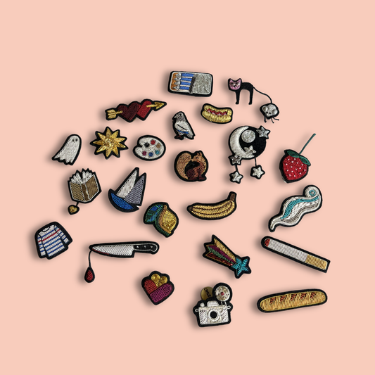Cannetille Embroidery Brooches