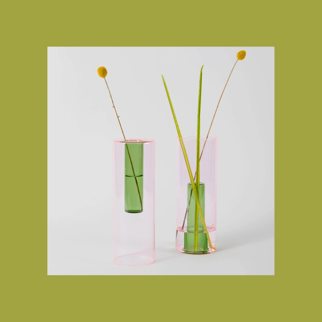 Reversible Glass Vase