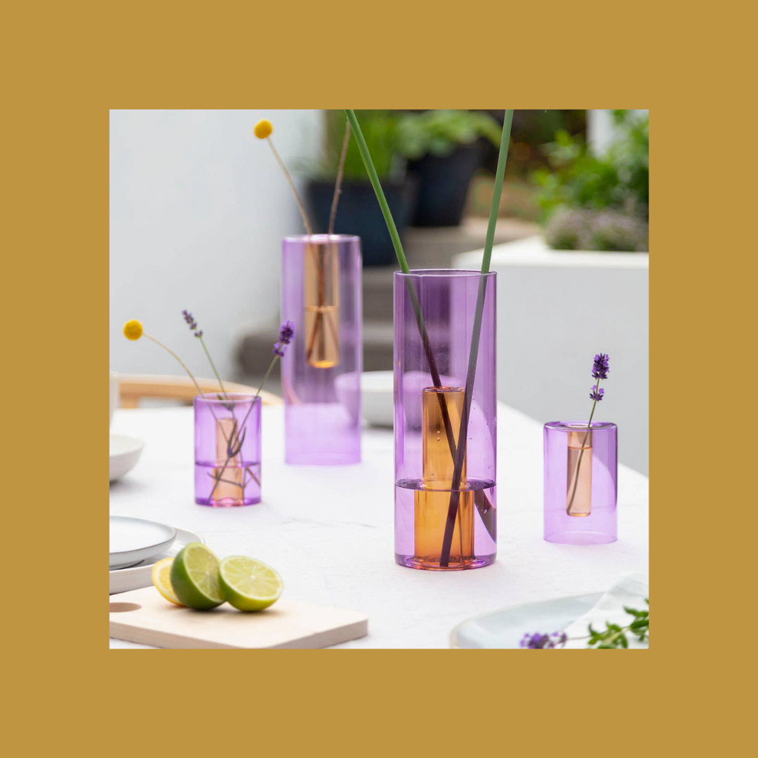 Reversible Glass Vase