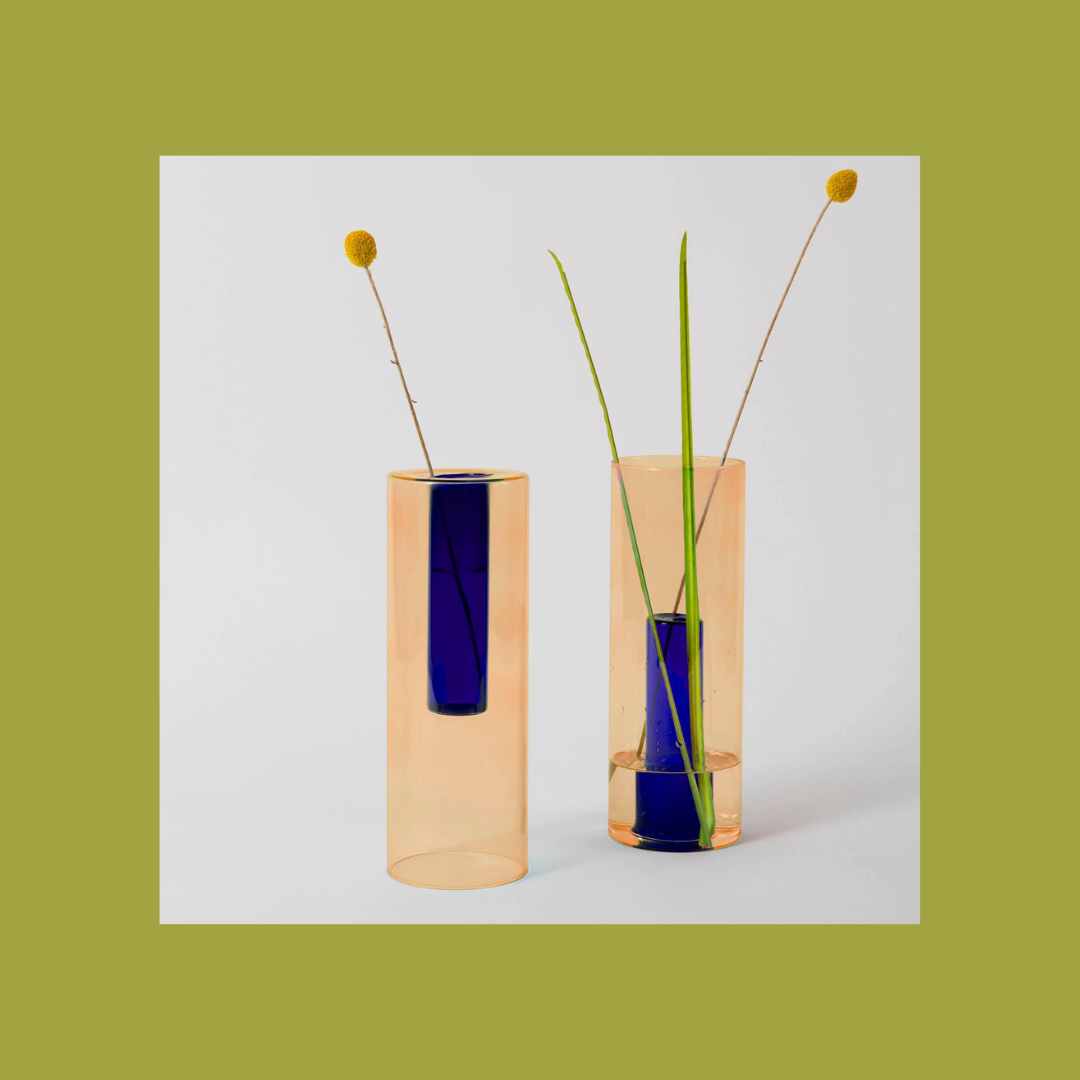 Reversible Glass Vase