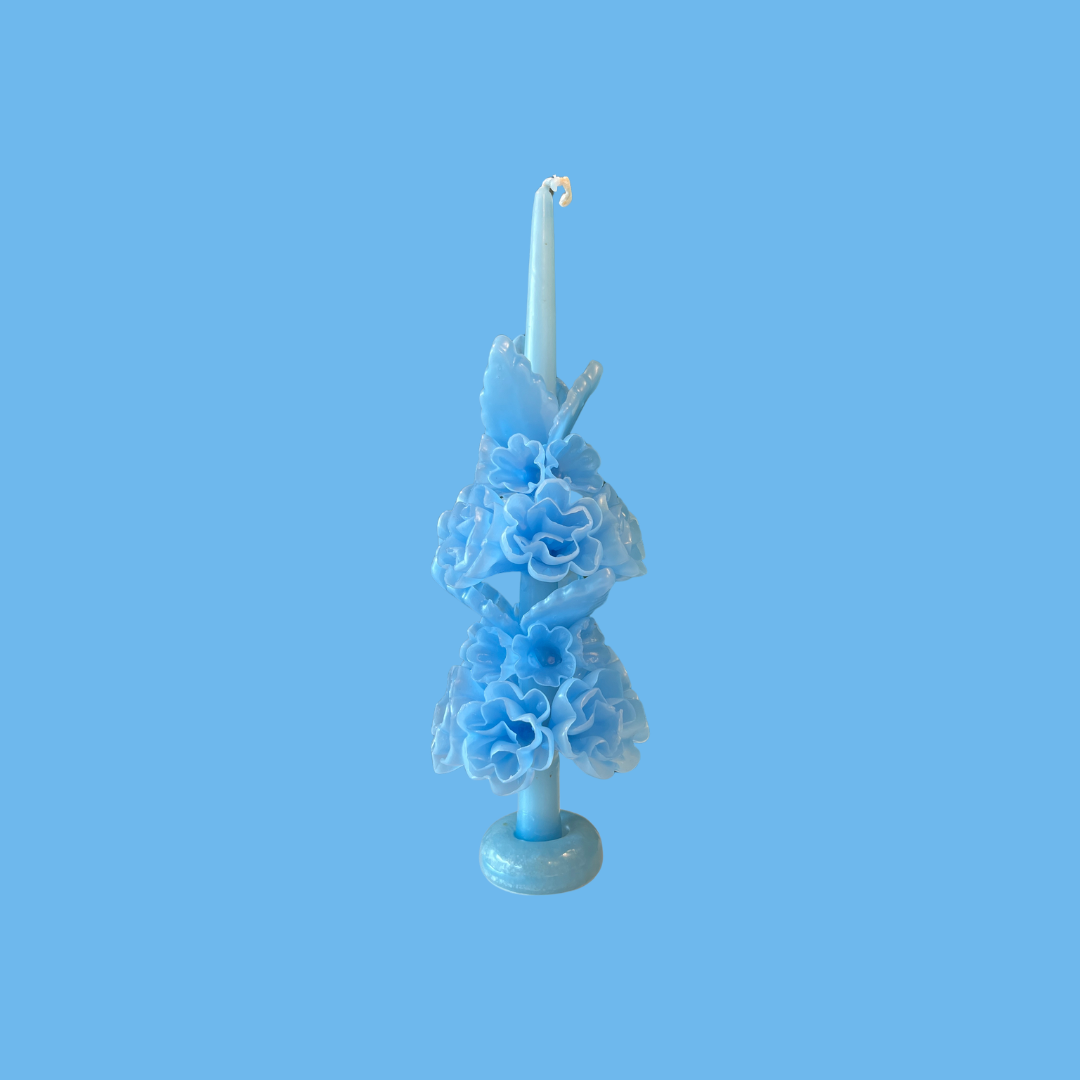 Oaxacan Floral Candles