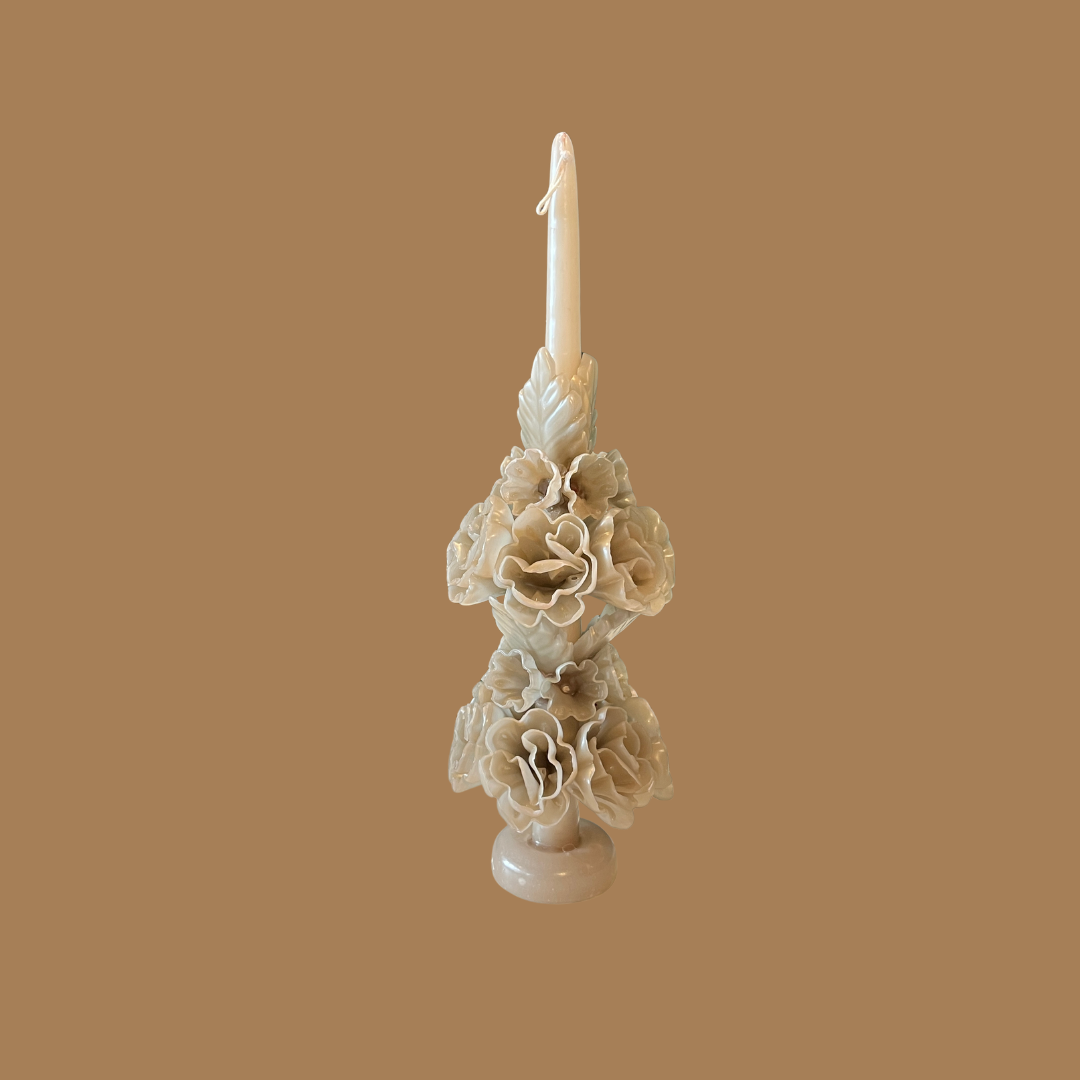 Oaxacan Floral Candles