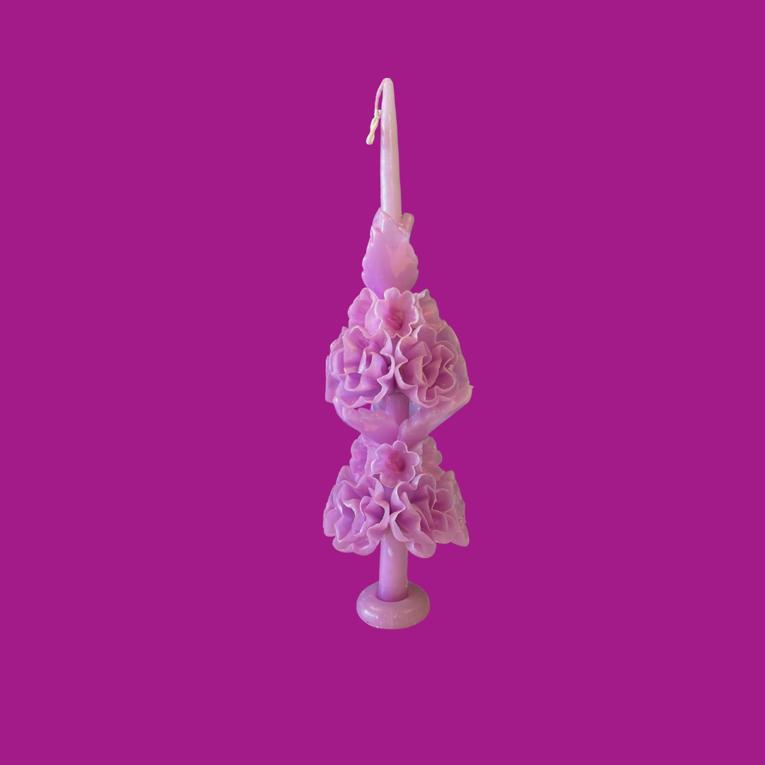 Oaxacan Floral Candles