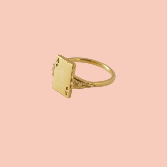 Ace of Spades Ring