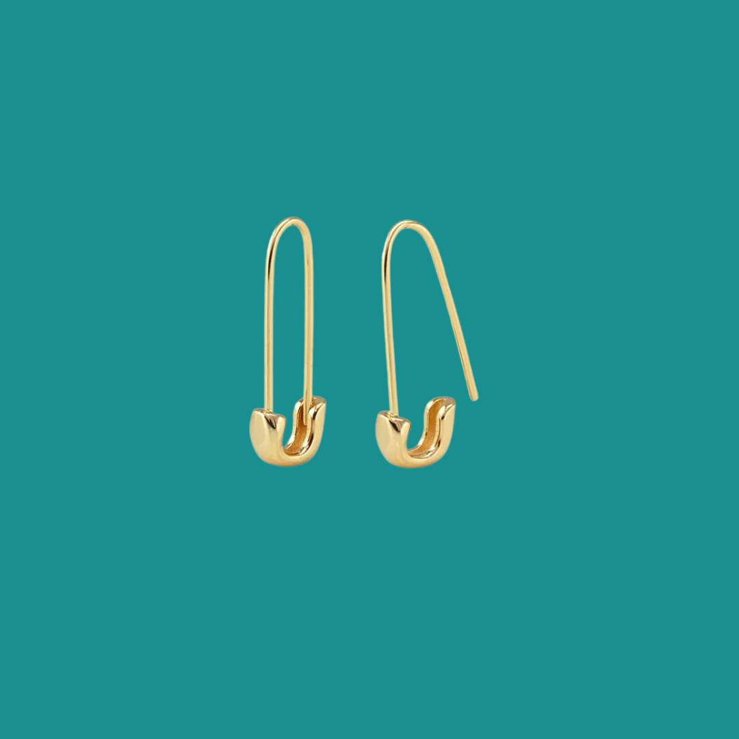 Safety Pin Earrings