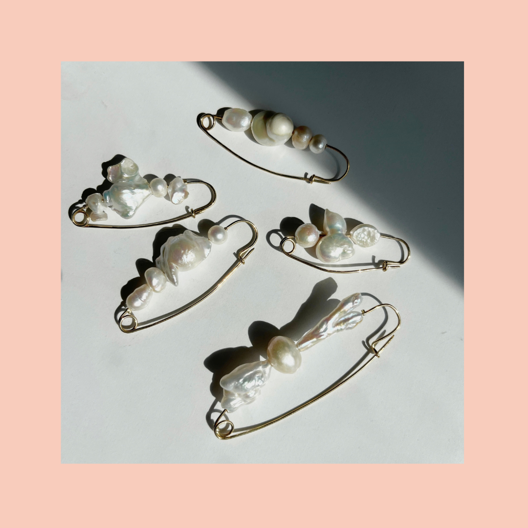 Barouque Pearl Brooch