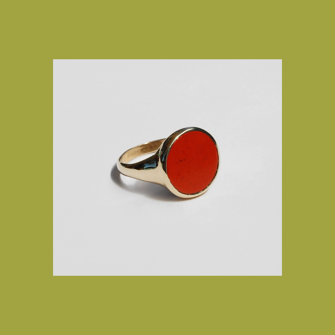 Lacuna Red Jasper Ring