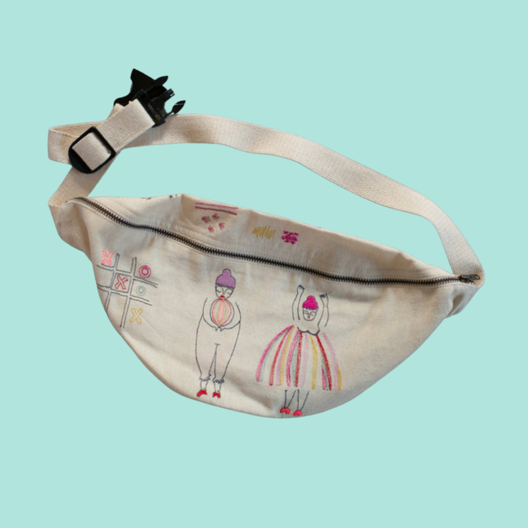 Embroidered Fanny Pack