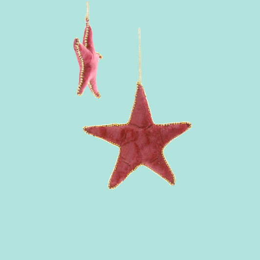 Velvet Star Ornament