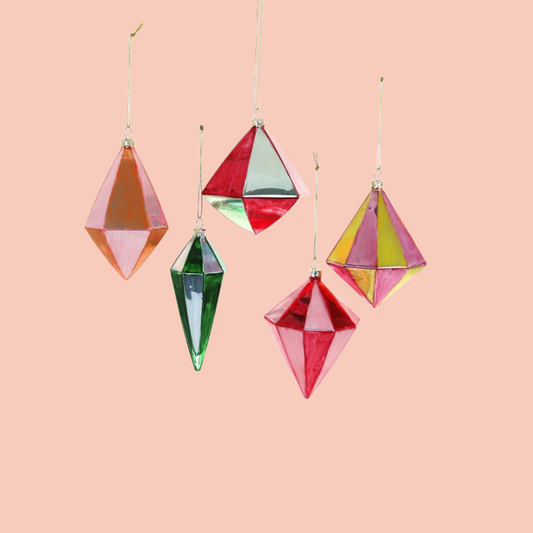 Geo Spindle Ornament